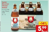 Münchner Oktoberfestbier im Angebot bei Netto Marken-Discount in Königswinter Münchner Oktoberfestbier Angebote von Spaten bei Netto Marken-Discount Königswinter für 5,99 €
