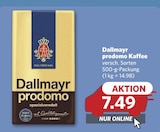 prodomo Kaffee von Dallmayr im aktuellen combi Prospekt