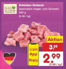 Schinken-Gulasch im Angebot bei Netto Marken-Discount in Moers Schinken-Gulasch Angebote bei Netto Marken-Discount Moers für 2,99 €