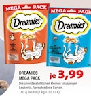 Katzenfutter Mega Pack Angebote von DREAMIES bei Zookauf Hilden für 3,99 €