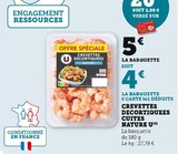 Crevettes decortiquees cuites nature - U - Bi1 à Troyes Crevettes decortiquees cuites nature - U en promo chez Bi1 Troyes à 4,00 €
