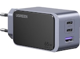Nexode S 65W 3-Port GaN Wall Charger Universal, Gray im MediaMarkt Saturn Prospekt Nexode S 65W 3-Port GaN Wall Charger Universal, Gray von UGREEN im aktuellen MediaMarkt Saturn Prospekt für 26,99 €