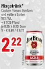 Bourbon & Cola im Trinkgut Prospekt Bourbon & Cola von Jim Beam im aktuellen Trinkgut Prospekt für 2,22 €