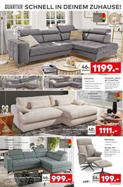 Aktueller porta Möbel Prospekt mit Couch, "RABATTMAGIE IM FEE-BRUAR", Seite 2