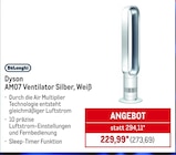 Dyson AM07 Ventilator Silber, Weiß im METRO Prospekt Dyson AM07 Ventilator Silber, Weiß im aktuellen METRO Prospekt für 273,69 €