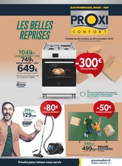 Promos Electroménager cuisine dans le catalogue "Les belles reprises" de Proxi Confort à la page 1 Promos Electroménager cuisine dans le catalogue "Les belles reprises" de Proxi Confort à la page 1