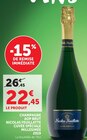 Champagne AOP Brut Cuvée Spéciale Millésimée 2019 - Nicolas Feuillatte - U Express à Écully Champagne AOP Brut Cuvée Spéciale Millésimée 2019 - Nicolas Feuillatte en promo chez U Express Écully à 22,45 €