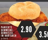 Aktuelles Panierte Schweineschnitzel im Brötchen Angebot bei E center in Essen ab 2,90 €