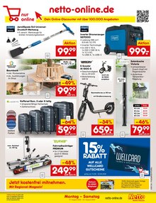 Motorrad im aktuellen Netto Marken-Discount Prospekt (Frankfurt (Main)) Motorrad im Netto Marken-Discount Prospekt "Aktuelle Angebote" mit 70 Seiten (Frankfurt (Main))