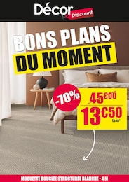 Prospectus Meubles & Décorations Décor Discount en cours, BONS PLANS DU MOMENT, 1 page, 18/08/2025 - 28/09/2025 Catalogue Meubles & Décorations Décor Discount en cours à Saint-Alban-Leysse et alentours, BONS PLANS DU MOMENT, 1 page, 18/08/2025 - 28/09/2025