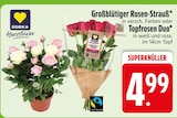 Großblütiger Rosen-Strauß von Herzstücke im aktuellen EDEKA Prospekt für 4,99 €