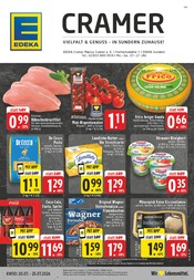 Cola im EDEKA Prospekt in Sundern Aktueller EDEKA Prospekt mit Cola, "Aktuelle Angebote", Seite 1