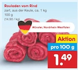 Rouladen vom Rind im Angebot bei Netto Marken-Discount in Dortmund Rouladen vom Rind Angebote bei Netto Marken-Discount Dortmund für 1,49 €