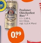 Paulaner Oktoberfest Bier Angebote bei tegut Petersberg für 0,99 €