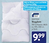 Steppbett von Novitesse für 9,99 € bei ALDI SÜD im Angebot Steppbett von Novitesse im aktuellen ALDI SÜD Prospekt