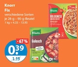 V-Markt - Fix Bolognese Angebot im Prospekt Fix Bolognese bei V-Markt im Prospekt "" für 0,39 €