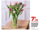 Bouquet Composé Tulipes dans le catalogue Super U