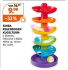 REGENBOGEN KUGELTURM von SIMBA im aktuellen Müller Prospekt für 9,99 €