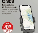 Universalhalter für Smatphones Angebote von o sbs bei V-Markt Kempten für 4,99 €