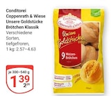 Aktuelles Unsere Goldstücke Brötchen Klassik Angebot bei GLOBUS in Duisburg ab 1,39 €