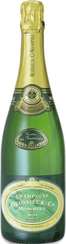 Champagne Brut Monopole Cuvée des Fondateurs - Géant Casino à Châtenay-Malabry Champagne Brut Monopole Cuvée des Fondateurs en promo chez Géant Casino Châtenay-Malabry à 19,90 €