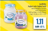 Joghurt mild Angebote von Landliebe bei diska Hof für 1,11 €