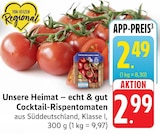 Cocktail-Rispentomaten im Angebot bei E center in Darmstadt Cocktail-Rispentomaten Angebote bei E center Darmstadt für 2,49 €