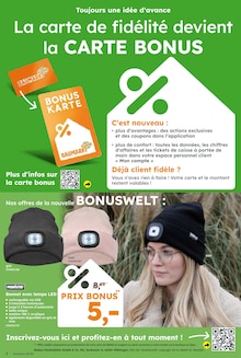 Prospectus Globus-Baumarkt de la semaine "GLOBUS BAUMARKT Immer eine Idee besser" avec 2 pages, valide du 24/11/2025 au 29/11/2025 pour Escherange et alentours