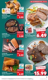 Haehnchenschenkel im Kaufland Prospekt "KNÜLLER" auf Seite 37