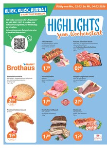 Schweinebauch im V-Markt Prospekt "V-Markt einfach besser einkaufen" mit 26 Seiten (Augsburg)