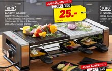RACLETTE „RG-1200G“ bei Höffner in Stade RACLETTE „RG-1200G“ im Angebot bei Höffner Stade für 25,00 €