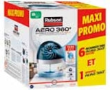 Absorbeur d'humidité aéro 360° 20 m² + 6 recharges - RUBSON en promo chez Castorama Absorbeur d'humidité aéro 360° 20 m² + 6 recharges - RUBSON dans le catalogue Castorama