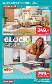 Schlafzimmer im Segmüller Prospekt in Rosenheim Aktueller Segmüller Prospekt mit Schlafzimmer, "Zum Glück gibt´s Segmüller", Seite 22
