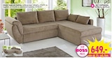 Ecksofa Torgau mit Funktion für 649,00 € bei SB Möbel Boss im Angebot Ecksofa Torgau mit Funktion im aktuellen SB Möbel Boss Prospekt