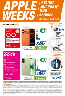 Smartphone im expert Prospekt "APPLE WEEKS" mit 2 Seiten (Würzburg)