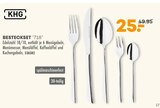 Besteckset "718" von KHG im aktuellen Möbel Kraft Prospekt für 25,00 €