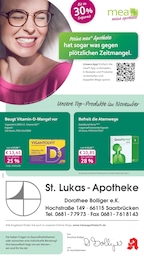 mea - meine apotheke Prospekt für Saarbrücken mit 4 Seiten mea - meine apotheke Prospekt für Saarbrücken: "Unsere Oktober-Angebote", 4 Seiten, 01.10.2026 - 31.10.2026