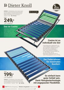 Bett im XXXLutz Möbelhäuser Prospekt "Dieter Knoll" mit 40 Seiten (Hamburg)