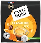 Dosettes café - CARTE NOIRE - Colruyt à Besançon Dosettes café - CARTE NOIRE en promo chez Colruyt Besançon à 3,49 €