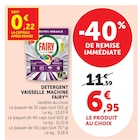 Détergent vaisselle machine(A) - Fairy - Super U à Versailles Détergent vaisselle machine(A) - Fairy en promo chez Super U Versailles à 6,95 €