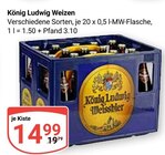 Weizen im Angebot bei GLOBUS in Mannheim Weizen Angebote von König Ludwig bei GLOBUS Mannheim für 14,99 €