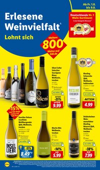 Scheurebe Angebot im Lidl Prospekt, gültig von 04.08.2025 bis 09.08.2025 Scheurebe Angebot im aktuellen Lidl Prospekt auf Seite 48
