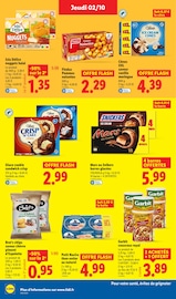 Glace Angebote im Prospekt "Plus de 55 produits bio dans l'assiette, ça vaut le coup." von Lidl auf Seite 18