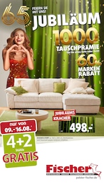 Polstermöbel Fischer Prospekt: "JUBILÄUM", 33 Seiten, 03.08.2025 - 10.08.2025
