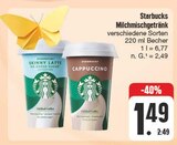SKINNY LATTE NO ADDED SUGAR oder CAPPUCCINO im Angebot bei EDEKA in Freiberg SKINNY LATTE NO ADDED SUGAR oder CAPPUCCINO Angebote von Starbucks bei EDEKA Freiberg für 1,49 €
