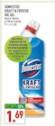Kraft & Frische WC Gel im Angebot bei Marktkauf in Bottrop Kraft & Frische WC Gel Angebote von Domestos bei Marktkauf Bottrop für 1,69 €
