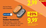 Outdoor-Handwärmer Angebote von Crivit bei Lidl Nordhorn für 9,99 €