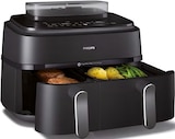 Doppelkorb-Heißluftfritteuse 5000 Series NA551/00 von Philips für 199,00 € bei expert im Angebot Doppelkorb-Heißluftfritteuse 5000 Series NA551/00 von Philips im aktuellen expert Prospekt