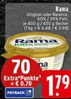 Original oder Balance im Angebot bei EDEKA in Kleve Original oder Balance Angebote von Rama bei EDEKA Kleve für 1,79 €