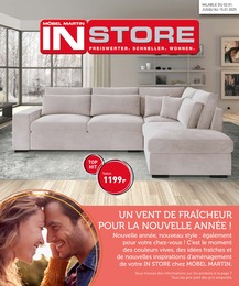 Catalogue Möbel Martin à Boulay-Moselle, avec 16 pages Prospectus Möbel Martin à Boulay-Moselle: "IN STORE", 16} pages, 02/01/2025 - 15/01/2025
